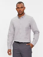 Koszule męskie - Calvin Klein Koszula Oxford K10K112155 Szary Regular Fit - miniaturka - grafika 1