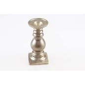 Świeczniki - Świecznik ceramiczny 19 cm antyczny złoty - miniaturka - grafika 1