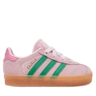 Buty dla dziewczynek - Sneakersy adidas Gazelle Comfort Closure JP7138 Różowy - miniaturka - grafika 1