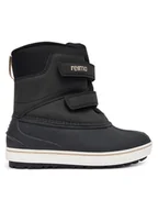 Buty dla chłopców - Reima Śniegowce 5400027A-999A Czarny - miniaturka - grafika 1