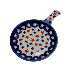 Ceramiczna patelnia duża Ceramika Bolesławiec - Patelnie - miniaturka - grafika 1