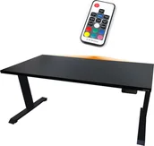 Biurka gamingowe - BIURKO ELEKTRYCZNE 160x80 REGULOWANE STABILNE KOMPUTEROWE - miniaturka - grafika 1