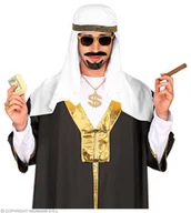 Dodatki do strojów karnawałowych - Kefija szejka, biała, rozmiar uniweralny - miniaturka - grafika 1