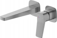 Baterie umywalkowe - 4529-810-61 / KFA / MALAGA / BATERIA UMYWALKOWA PODTYNKOWA, ŚCIENNA, PVD GUN METAL GREY / - miniaturka - grafika 1