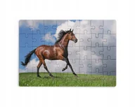 Puzzle - Puzzle 30/70/96/110 Elementów Sublimacja + Eko Pudełko Konie Różne Wzory - miniaturka - grafika 1