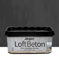 Tynki - Efekt dekoracyjny LOFT BETON 2 l kolor nr 5 Efekt betonu JEGER - miniaturka - grafika 1