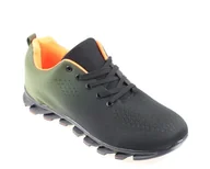Buty sportowe męskie - Obuwie męskie sportowe Sport A8079-8 zielony - miniaturka - grafika 1