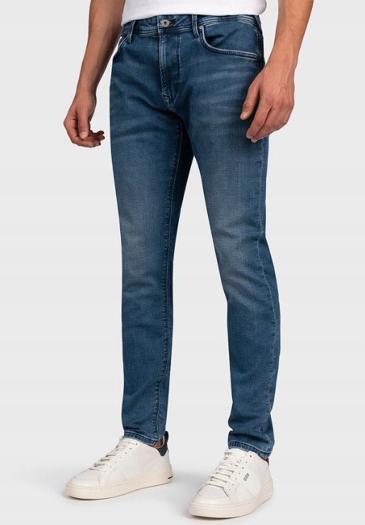 Pepe Jeans Spodnie Jeansowe Grantowe Proste 33/32 2Z9F3_B* 33/32 2Z9