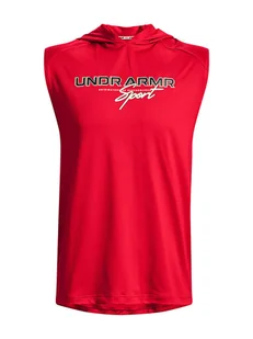 Under Armour Koszulka sportowa w kolorze czerwonym - Koszulki sportowe męskie - miniaturka - grafika 1