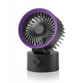 Wentylatory - Wentylator / wiatrak biurkowy LLD-F87R szary - miniaturka - grafika 1