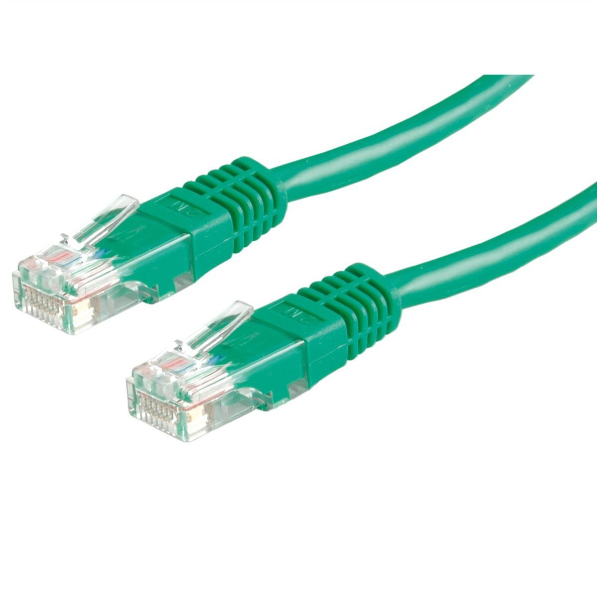 Kabel krosowy UTP, kat. 6 klasa E, zielony, 7 m