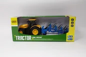 Samochody i pojazdy dla dzieci - Traktor z podwójnym pługiem św/dżw 5528 11274 - miniaturka - grafika 1