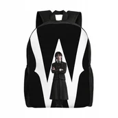 Torebki damskie - Zestaw Plecak Wednesday Addams tornister torba - miniaturka - grafika 1