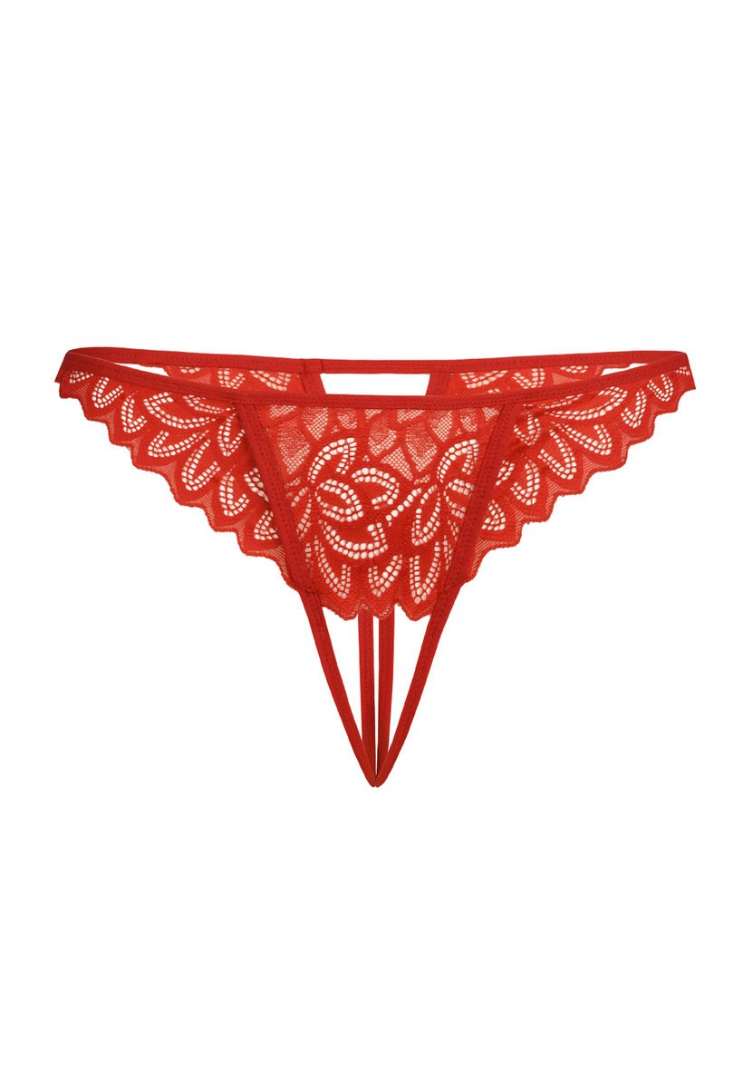 Stringi z otwartym krokiem Losi czerwone, Teyli