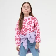 Swetry dla dziewczynek - Sinsay - Sweter - Różowy - miniaturka - grafika 1