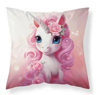 Pościel dla dzieci - Poszewka 40x40 różowy jednorożec poszewka 3D z motywem bajkowym - Fun Dreams - miniaturka - grafika 1