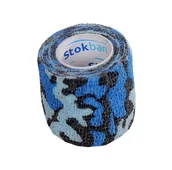 Apteczki i materiały opatrunkowe - STOKBAN StokBan 2,5 x 450cm-moro niebieskie Bandaż elastyczny samoprzylepny STOKBAN 2513 - miniaturka - grafika 1