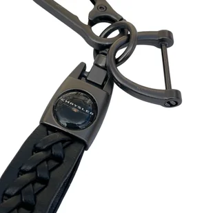 Brelok Do Kluczy Samochodowych Chrysler Metal Skóra - Breloki - miniaturka - grafika 1