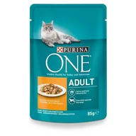 Mokra karma dla kotów - Purina One Cat Adult z kurczakiem i fasolką szparagową 85g - miniaturka - grafika 1