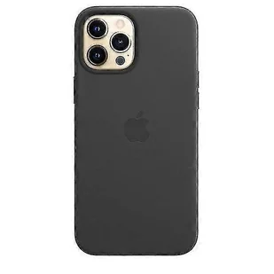 Skórzane etui na telefon iPhone 12 Pro Max Skórzane etui z Magsafe Czarny - Etui i futerały do telefonów - miniaturka - grafika 1