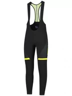 Spodenki męskie - Męskie spodnie rowerowe Rogelli Fuse Bibtight | BLACK/FLUOR XXL - miniaturka - grafika 1