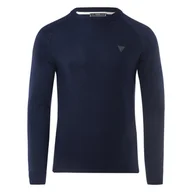 Swetry męskie - Męski Sweter GUESS ALEC RAGLAN LS CN STITCH SWTR M3BR17Z38V2-G7V2 – Granatowy - miniaturka - grafika 1