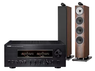 Yamaha A-S3200 (czarny) + 702 S3 (mokka) - Zestawy stereo - miniaturka - grafika 1