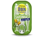 Konserwy i dania rybne - Sardynki portugalskie w oliwie z oliwek 120 g BOM PETISCO 1 szt. - miniaturka - grafika 1