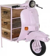 Komody - DKD Home Decor Komoda DKD Home Decor 100 x 68 x 105 cm Metal Motocykl Jasnoróżowy Drewno mango - miniaturka - grafika 1