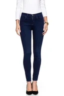 Spodnie damskie - Wrangler, Spodnie damskie, High Skinny True Dark W27Hbv78Z, rozmiar W25 L32 - miniaturka - grafika 1