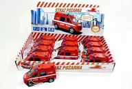 Samochody i pojazdy dla dzieci - Hipo Auto Straż 11cm z głosem p12 - miniaturka - grafika 1
