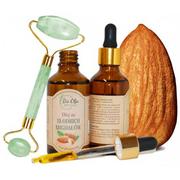 Olejki do mycia twarzy - Bio Olja olejek ze słodkich migdałów + Roller jadeitowy ZESTAW - miniaturka - grafika 1