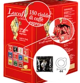 Kawa w kapsułkach i saszetkach - Lucaffe Mr. Exclusive - saszetki ESE 150 sztuk - miniaturka - grafika 1
