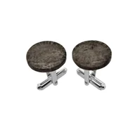 Spinki do mankietów i krawatów - Spinki do mankietów Fossil Koralowiec (S1148) Srebro [925] - miniaturka - grafika 1