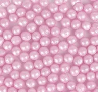 Dodatki do ciast w proszku - POSYPKA PEREŁKI CUKROWE PERŁOWE - różowe 6mm - 50g - miniaturka - grafika 1