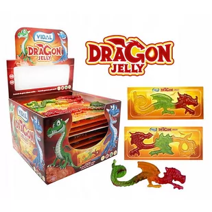 VIDAL ŻELKI DRAGON JELLY (33G) 22SZT - Żelki - miniaturka - grafika 1