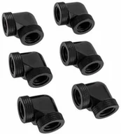 Chłodzenie wodne - RAIJINTEK Pelias D160906 16mm 90 Grad Adapter - 6-Pack czarny - miniaturka - grafika 1
