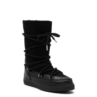 INUIKII Skórzane śniegowce CLASSIC | z dodatkiem wełny - Śniegowce damskie - miniaturka - grafika 1