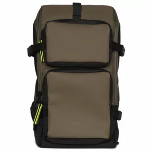 Rains Charger Backpack 45 cm przegroda na laptopa black-wood - Torby na laptopy - miniaturka - grafika 1