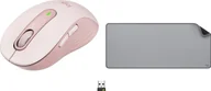 Myszki - Logitech M650 Różowy 910-006254 + Studio Series - MID GREY 956-000052 - miniaturka - grafika 1