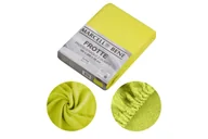 Prześcieradła - Prześcierdało z gumką Frotte 180x200+30cm limonkowy - miniaturka - grafika 1