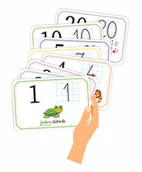 Książki edukacyjne - Fiszki - Cyfry 21 kart - miniaturka - grafika 1
