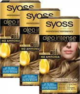 Farby do włosów i szampony koloryzujące - 3X Farba Do Włosów Naturalny Blond Bez Amoniaku Syoss - miniaturka - grafika 1