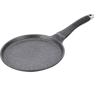 Patelnie - Patelnia do naleśników Powłoka marmurkowa 26 cm Czarna - miniaturka - grafika 1