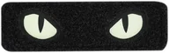 Odzież taktyczna i umundurowanie - Naszywka M-Tac Cat Eyes Type 2 Laser Cut - Black/GID (51350002) - miniaturka - grafika 1
