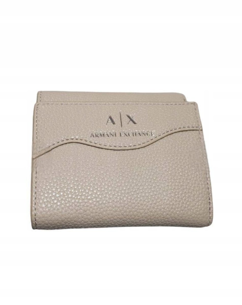 ARMANI EXCHANGE Portfel damski beżowy