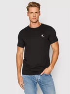 Koszulki męskie - Calvin Klein Jeans T-Shirt Tee Shirt Essential J30J314544 Czarny Slim Fit - miniaturka - grafika 1