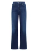 Spodnie damskie - Mustang Jeansy Madison 1016596 Granatowy Wide Fit - miniaturka - grafika 1