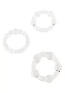 Pierścienie erekcyjne - Inny Producent Pierścień Stay Hard Three Rings Clear - miniaturka - grafika 1