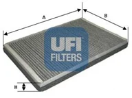 Filtry kabinowe - Filtr, wentylacja przestrzeni pasażerskiej UFI Filtry 54.169.00 - miniaturka - grafika 1